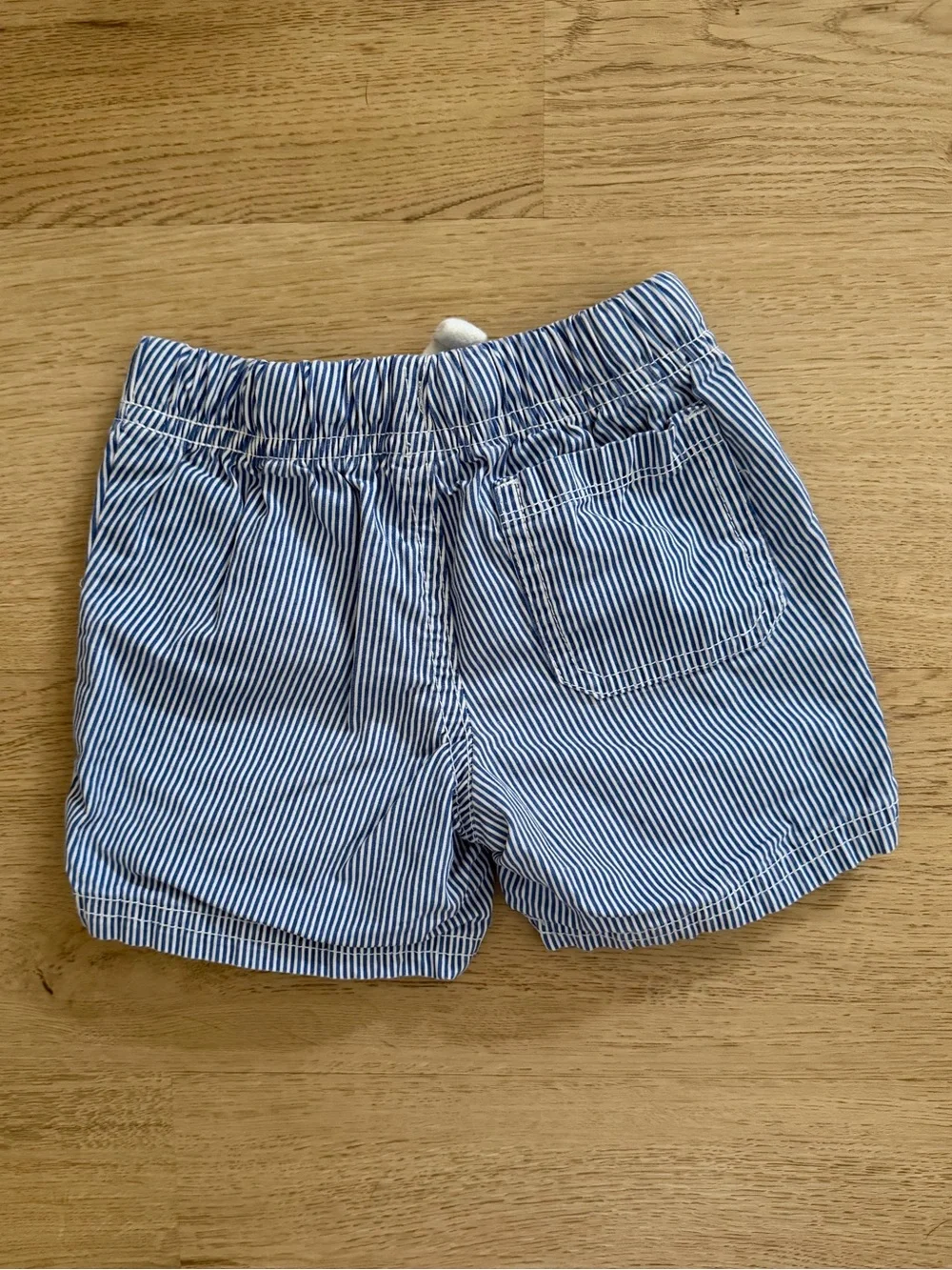 💫 3 for $20 carters infant baby boys blue stripped shorts